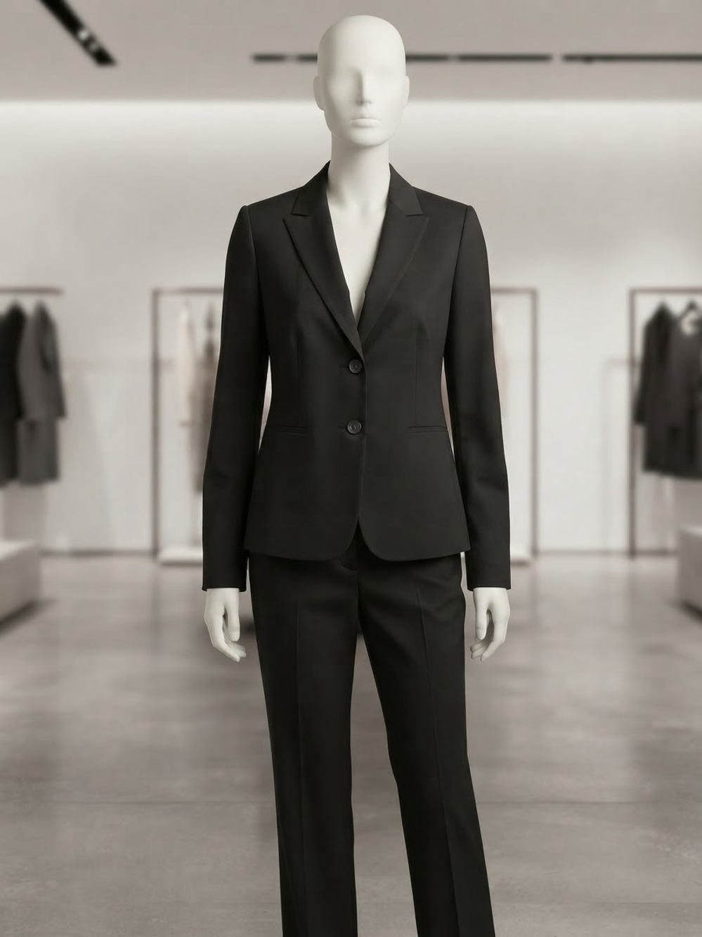 Anne Klein Black Tailored Women's Suit - Blazer & Pants
